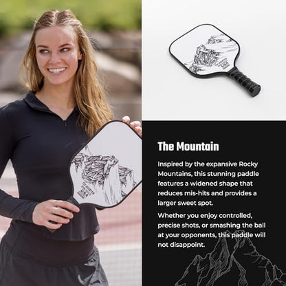 Bison Paddles: Carbon Graphite Pickleball Paddles - Lightweight Pickleball Rackets | Honeycomb Composite Core Improves Pickle Ball Placement and Increases Power | Durable Unibody Construction
