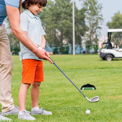 Golf Ball Return Putting Machine Automatic Putting Machine with Ball Return Training Putting Cup Golf Trainer for Indoor Outdoor Home Office, No Battery