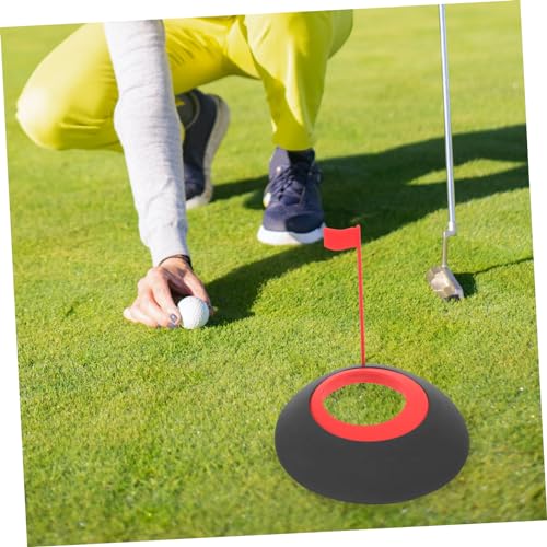 INOOMP Golf Practice Tool TPU Putting Cup Indoor Golfing Aid for Golfer Compact Swing Training Aid for Men's Golfing Cup Hole