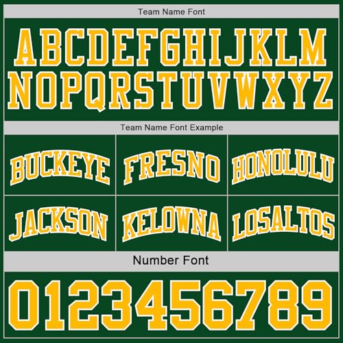 Custom Reversible Basketball Jerseys Men Youth, Personalized Sports Shirts Team Uniforms Printed Name Logo Number - color: Green and Yellow