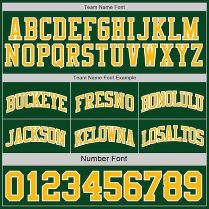 Custom Reversible Basketball Jerseys Men Youth, Personalized Sports Shirts Team Uniforms Printed Name Logo Number - color: Green and Yellow