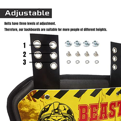 Sports Football Back Plate Football Backplates for Shoulder Pads Football, Rear Protector Lower Back Pads for Football Players, Lower backs will be safe and stylish with this sturdy backplate.