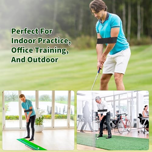 Golf Swing Trainer & Golf Grip Trainer Set, Perfect Training Aid for Improving Swing Technique and Grip Position, Ideal for Beginners and Professionals