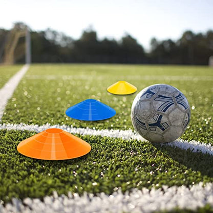 60/120 Pack Agile Soccer Cones with Portable Bags & Brackets,Sports Cones,cones for sports training，soccer cones for training，soccer training equipment，Agile Soccer Cones Used for Football Training - size: B-120 Pack Soccer Cones