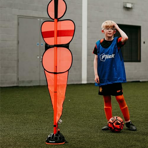 Football Flick Unisex Youth Flick Urban Essentials Set Football Training, Orange,Black, 680mmx380mmx130mm UK