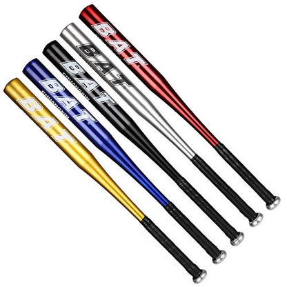 20 Inch Baseball bat Aluminium Baseball Bat Lightweight Youth Adult Outdoor Training and Practise Or Home Protection Baton - color: Black