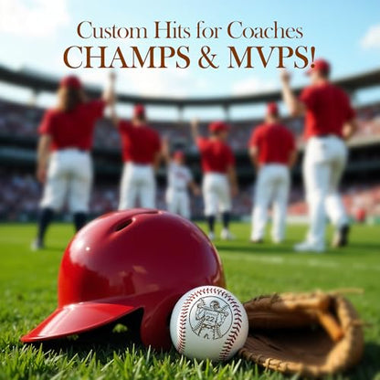 Personalized Baseball Ball with Custom Name, Engraved Ball, Personalized Baseball Gifts for Team, Coach, Player, Senior, Custom Award Trophy, Engraved Gift Thank You Coach - style: Custom Name