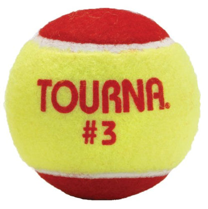 Tourna Low Compression Stage 3 Tennis Ball - style: 12 Pack