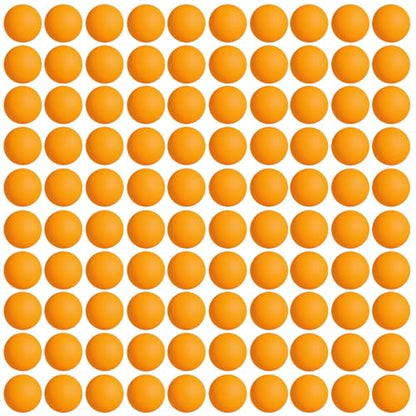 D-Xam Ping Pong Balls Orange or White ABS 1 Star 40mm Official Size High Bounce Professional 50, 30 Pack Table Tennis Ball for Training & Practice - Durable High Performance