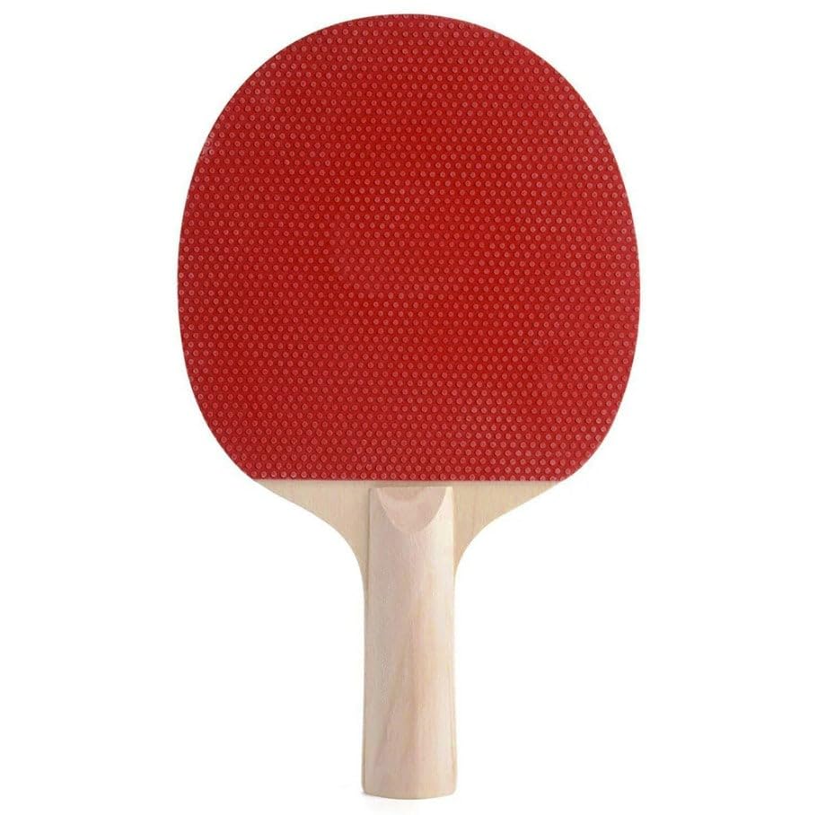 Racket & Balls Set - Table Tennis Paddle Set with Two Rackets and Three Ping-Pong Balls