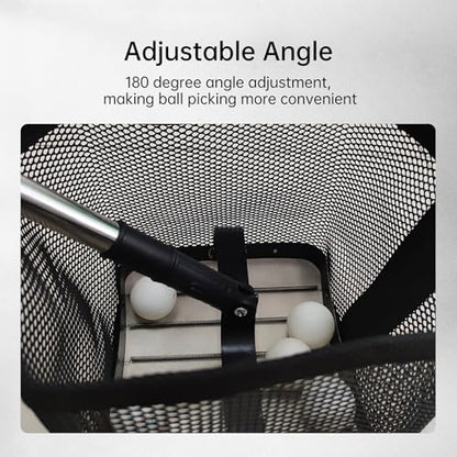 PONGBOT Table Tennis Ball Picker Retractable Ping Pong Ball Collector-Can Store 150+ Balls