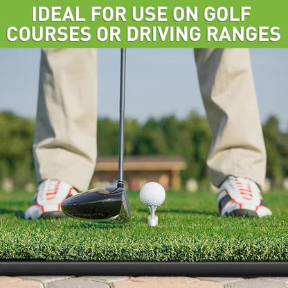 FINGER TEN Golf Rubber Tees Driving Range 3 Inch 1.5'' 2.25'' 2.75'' 3.13'' Tee Holder for Mat 1.5'' 2'' with Plastic Tees Indoor Outdoor Use - style: White-25 Pcs