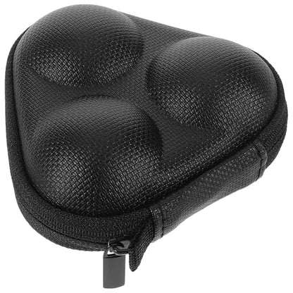 Holibanna Table Tennis Ball Storage Organizer Case Triangular Mini Portable Ping Pong Ball Holder Black Sports Equipment Storage Bag