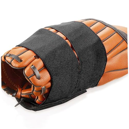 INOOMP 4pcs Baseball Glove Wraps Elastic Band for Catcher Gloves High Elasticity Design to Maintain Shape and Stability for Youth and Adult Baseball Players