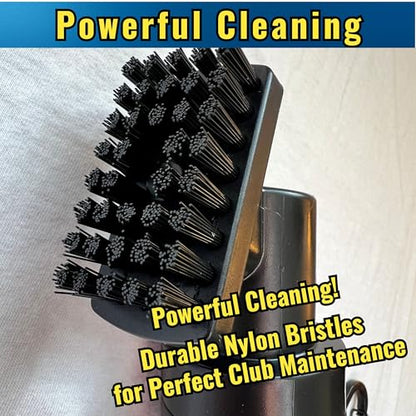 2025 Steel Wire Retractable Clip, Golf Brush, Golf Accessories, Golf Club Cleaner, Golf Water Brush, 5oz, Perfect Golf Gift for Men & Women, Golf Club Spray Brush, Golf Item, USA company (Green)