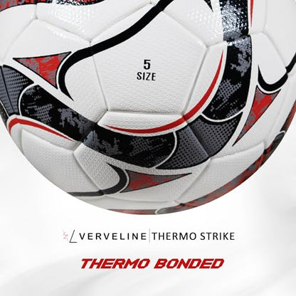Soccers Ball Size 5 Soccerball Youth Soccer Balls – Professional Soccer Balls Training Soccer Ball Outdoor, Indoor Soccer Ball - Competition Level Thermo Strike Thermobonded Football from