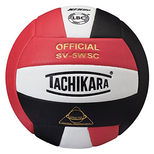 Tachikara® Sensi-Tec® SV5WSC-NFHS - color: Scarlet/White/Black, style: Old NHFS