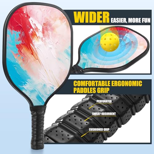Pickleball Set Net with 4 Paddles, 6FT/11FT/22FT Portable 3-in-1 Pickle Ball Net with Carry Bag, Pickleballs, Designed for All Weather Conditions - style: 3-in-1 pickleball net with rackets
