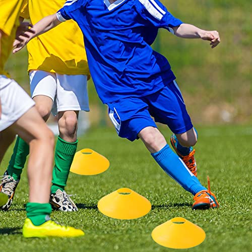 10/20/50 Pcs Agility Soccer Cones Portable Football Training Disc Cones Sports Cones for Drills, Field, Workout