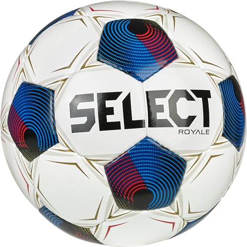 Select Royale Soccer Ball - color: White/Blue/Red V25 - 1-Ball, size: 4