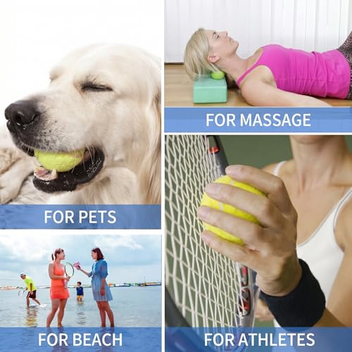 Tennis Training Ball with String for Trainer Balls Self Practice and Replacement Tool - 2.5 inch Durable & Wear-Resistant, Premium Training Ball, Ideal for Indoor and Outdoor Practice
