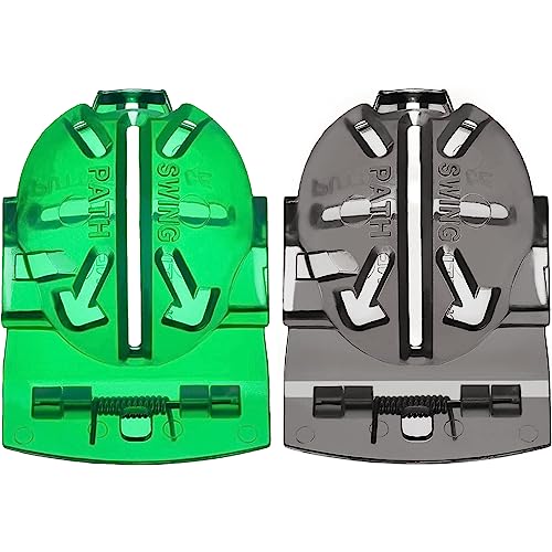 1 Pack 360° Triple Line Golf Ball Marker，Golf Ball Line Marker Tool，Golf Ball Marker Stencil，Alignment Ball Marker，Golf Accessories - color: 2 Pack Golf Ball Marker Stencil（One green and one Black）