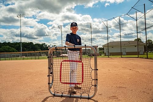 Trosky Pro Portable Rebounder & Trosky Knee Pad Bundle – Infield Training Aid for Baseball & Softball – Improve Glove Work, Reaction Time & Fielding Mechanics – Endorsed by Bobby WITT Jr.