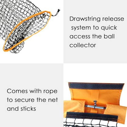 MR Volleyball Setter Trainer Net - 3'x3', Adjustable Height & Angle, Portable Trainer for Hitting, Spiking, Serving with Built-in Drawstring Ball Release