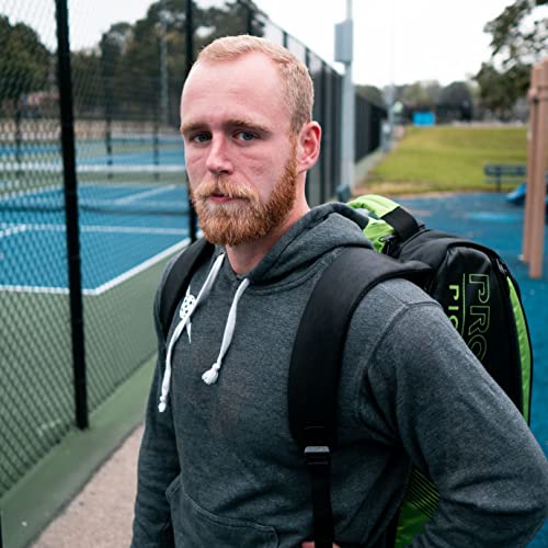 PROLITE Tour XL Pickleball Bag | Men's and Women's Pickleball XL Backpack | Adjustable Straps | | Lime Green/Hot Pink/Blue - color: Lime Green