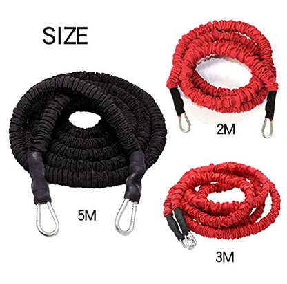 Resistance Training Rope Explosive Force Bounce Physical Training Resistance Rope Improving Speed, Stamina and Strength - color: 16.4ft Elastic rope