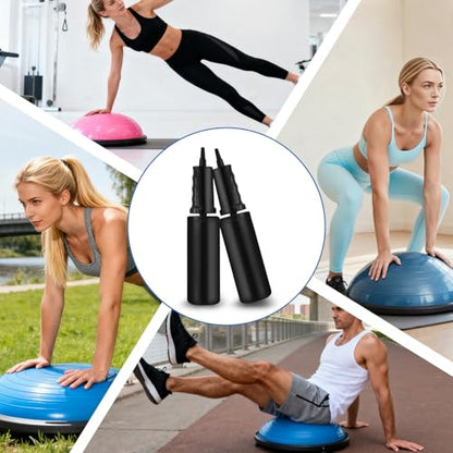 KEUYE Ball Pump Compatible with Bosu for Balloons,Yoga Ball,Manual Hand Air Ball Balance Trainer Pump Compatible with Bosu,2 Pcs