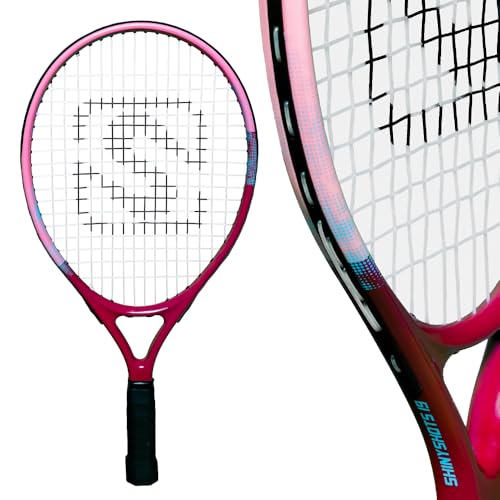 19-Inch Kids Tennis Racket - Lightweight Junior 19 inch Tennis Racket for Ages 4-6, Durable Aluminum with Kid-Sized Grip, & Big Sweet Spot
