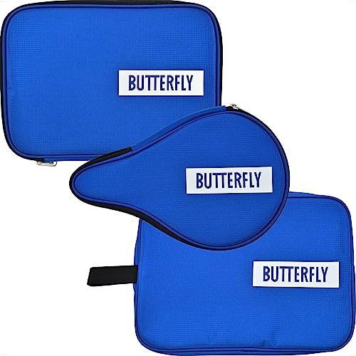 Butterfly Royal DX Case | Durable Material with Padded Front and Back Panels | Holds Two Paddles | Royal Blue Color Available | Professional Accessory