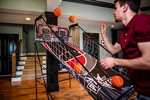 Triumph Playmaker Shootout Basketball Arcade Game – Electronic Scorer, LED Display, 8 Game Modes, 4 Balls, Pump & Quick Connect Frame – Fast-Paced Indoor Fun for Kids, Teens & Family Game Nights