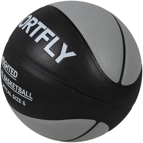 Basketball Weighted 1kg Auxiliary Heavy 2.2lbs Size 6 for Indoor and Outdoor Training, Training Heavy Basketball for Improving Dribbling, Passing Skills and Ball Control