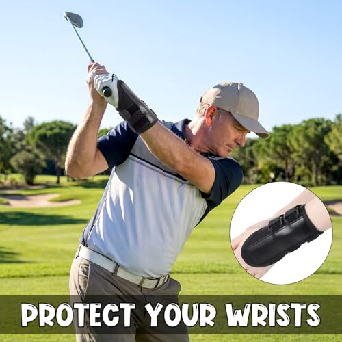 2Pcs Golf Wrist Training Aid Wrist Trainer Pro Adjustable Golf Swing Band Wrists Correction Trainer GolfWristBrace to Correct Wrist-Angle Golf-Alignment Aid for Beginners Arm Posture Correctin
