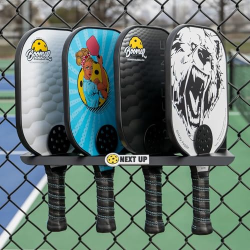 3 Pack | Next-Up Badge Magnet | for Use on Pickleball Paddle Racks | Soft, Lightweight Rubber Feel