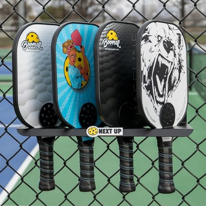 3 Pack | Next-Up Badge Magnet | for Use on Pickleball Paddle Racks | Soft, Lightweight Rubber Feel