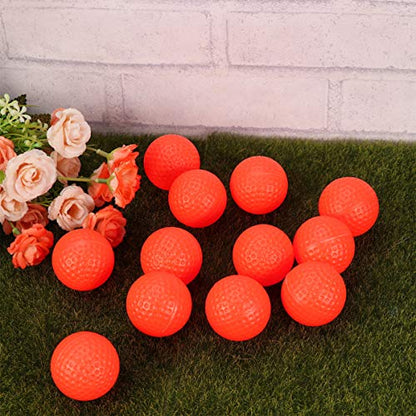 12pcs Indoor Golf Practice Balls Soft PU Material Realistic Feel for Training Suitable for Backyard and Indoor Use Exercise Training Aids