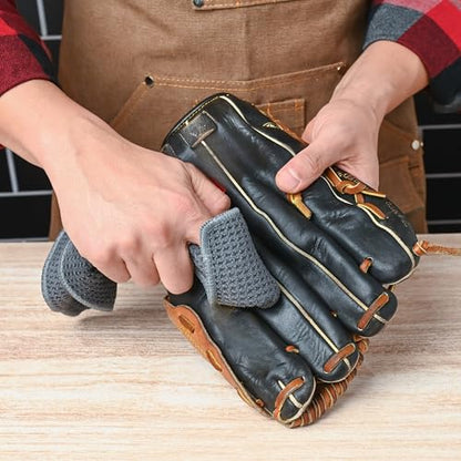 Rhino Wax - Baseball Glove Conditioner Kits - Clean, Condition, and Maintain Your Baseball Glove with one of Our 3 Maintenance Kits - Protect Your Mitts - Proudly Made in USA (Not China) - size: Complete Kit - 6 Pack