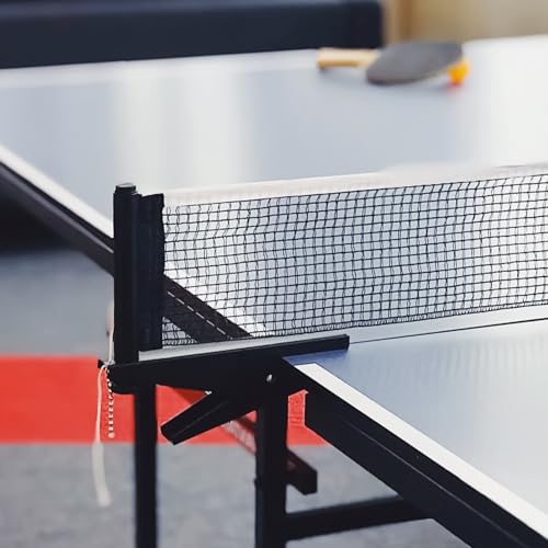 2PCS Ping Pong Net Compatible with Stiga, Durable Table Tennis Net with Chain Tension System, Adjustable for Regulation 60" Tables, Stable for Indoor/Outdoor Matches