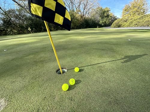 Golfs Point Practice Golf Balls, 3 Pack, TPU Material, Soft for Indoor or Outdoor Training
