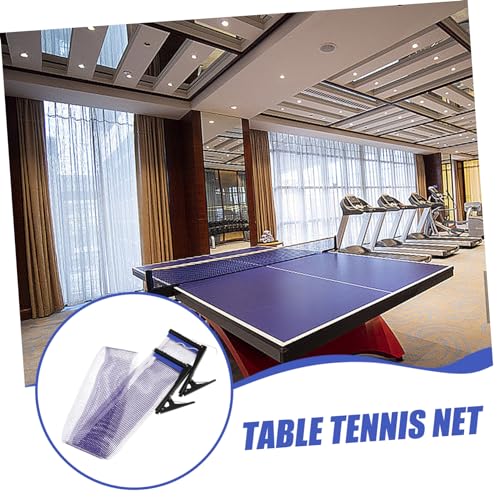 1set Table Tennis Replacement Net Portable Sports Net for Backyard and Garden Use and Stable for Indoor and Easy Setup for Fun Anywhere
