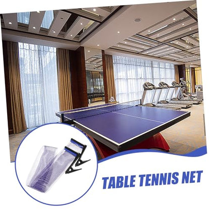 1set Table Tennis Replacement Net Portable Sports Net for Backyard and Garden Use and Stable for Indoor and Easy Setup for Fun Anywhere