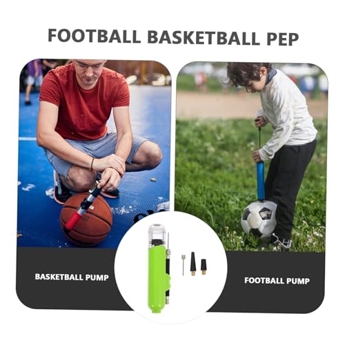 Kisangel Yoga Ball Pump Basketball Air Pump Soccer Ball Pump Balloon Hand Pump Hand Pump for Balls Volleyball - color: Light Green