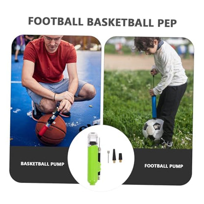 Kisangel Yoga Ball Pump Basketball Air Pump Soccer Ball Pump Balloon Hand Pump Hand Pump for Balls Volleyball - color: Light Green