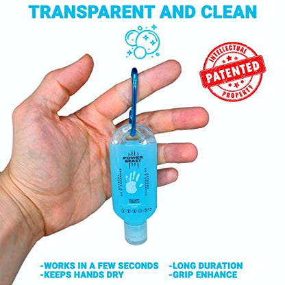 Non Sticky Grip Enhancer, Dry Hands, Transparent, Anti-Slip Solution, Dry Grip for Tennis, Golf, Pole Dancing, Gaming, and All Sports, 2 Ounce, 1 Bottle.