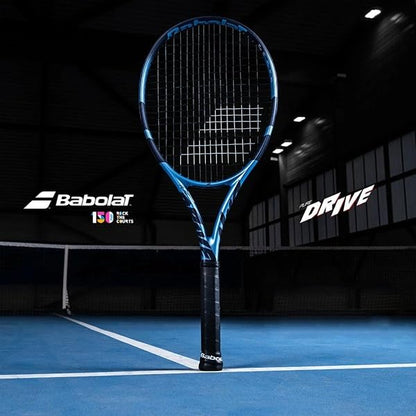 Babolat Pure Drive 11th Gen Tennis Racquet Strung with 16g Syn Gut at Mid-Range Tension