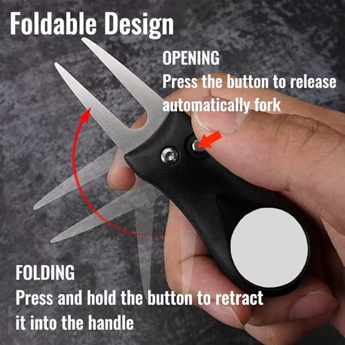 Custom Golf Divot Tool with Ball Marker Personalized Foldable Golf Repair Tool for Men Women Golf Gift for Groomsmen Bachelor Party Favors