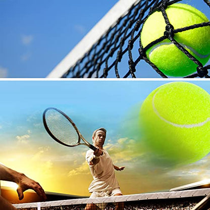 URBEST Advanced Tennis Ball 20 Packs, Training Tennis Balls Practice Balls for Novice Player, Pet Dog Playing Balls with Mesh Carry Bag for Beginner Training Ball - color: Black